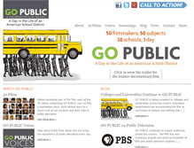 Tablet Screenshot of gopublicproject.org